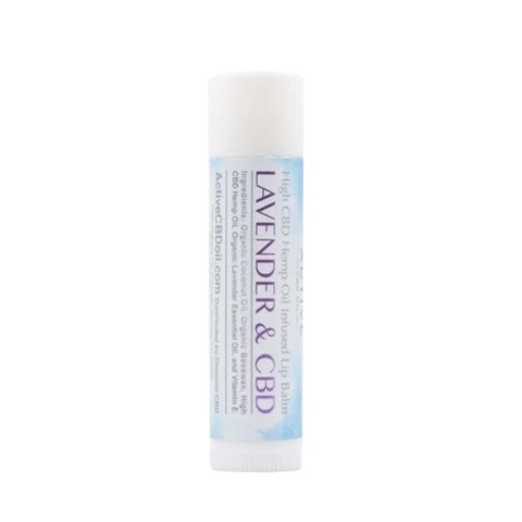 Active CBD Oil Lip Balm Lavender
