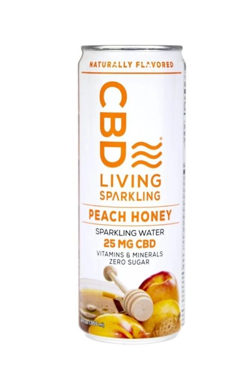 Peach Honey CBD Sparkling Water