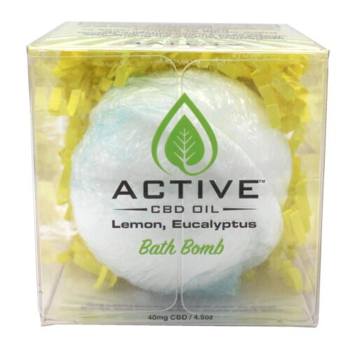 Active Bath Bomb Lemon & Eucalyptus 40mg