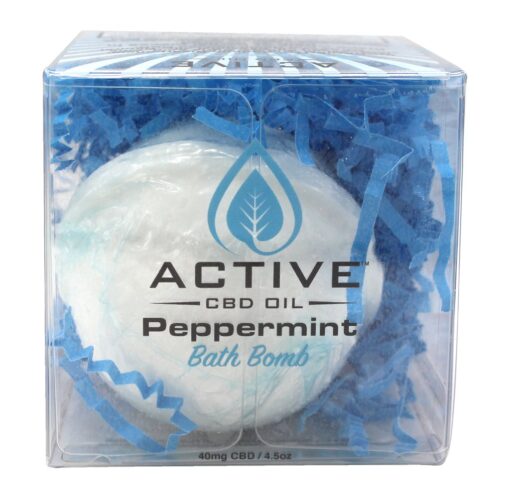 Active Bath Bomb Peppermint 40mg